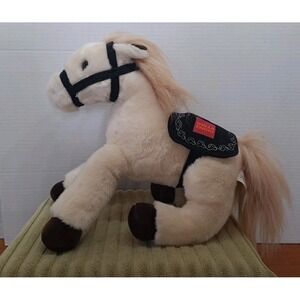 Wells Fargo Legendary Pony El Toro Plush Stuffed Animal 14" Cream Horse 2014